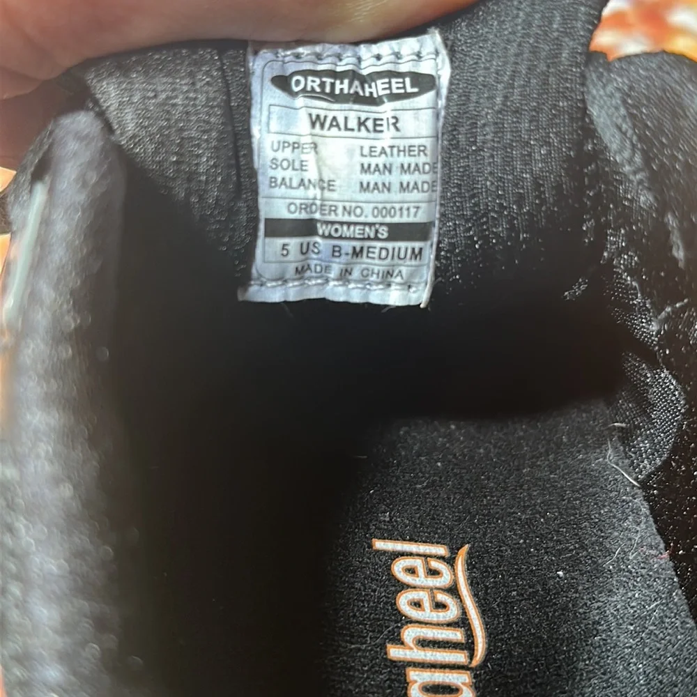 Scholl Orthaheel X-Trainer Black women’s shoes size 5